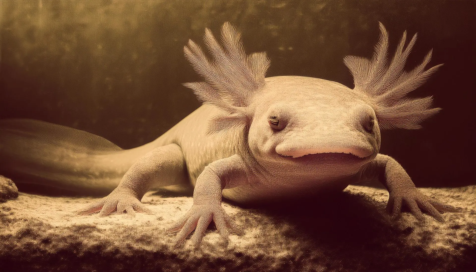 ウーパールーパー 大きく なったら | white frogs