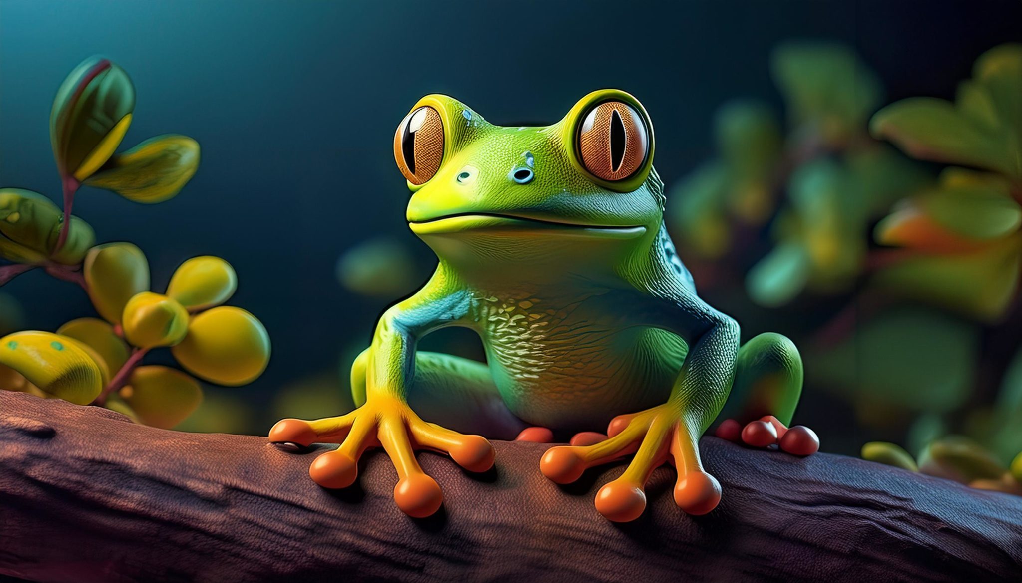 アマガエル スピリチュアル - 幸運とメッセージを運ぶ緑の使者