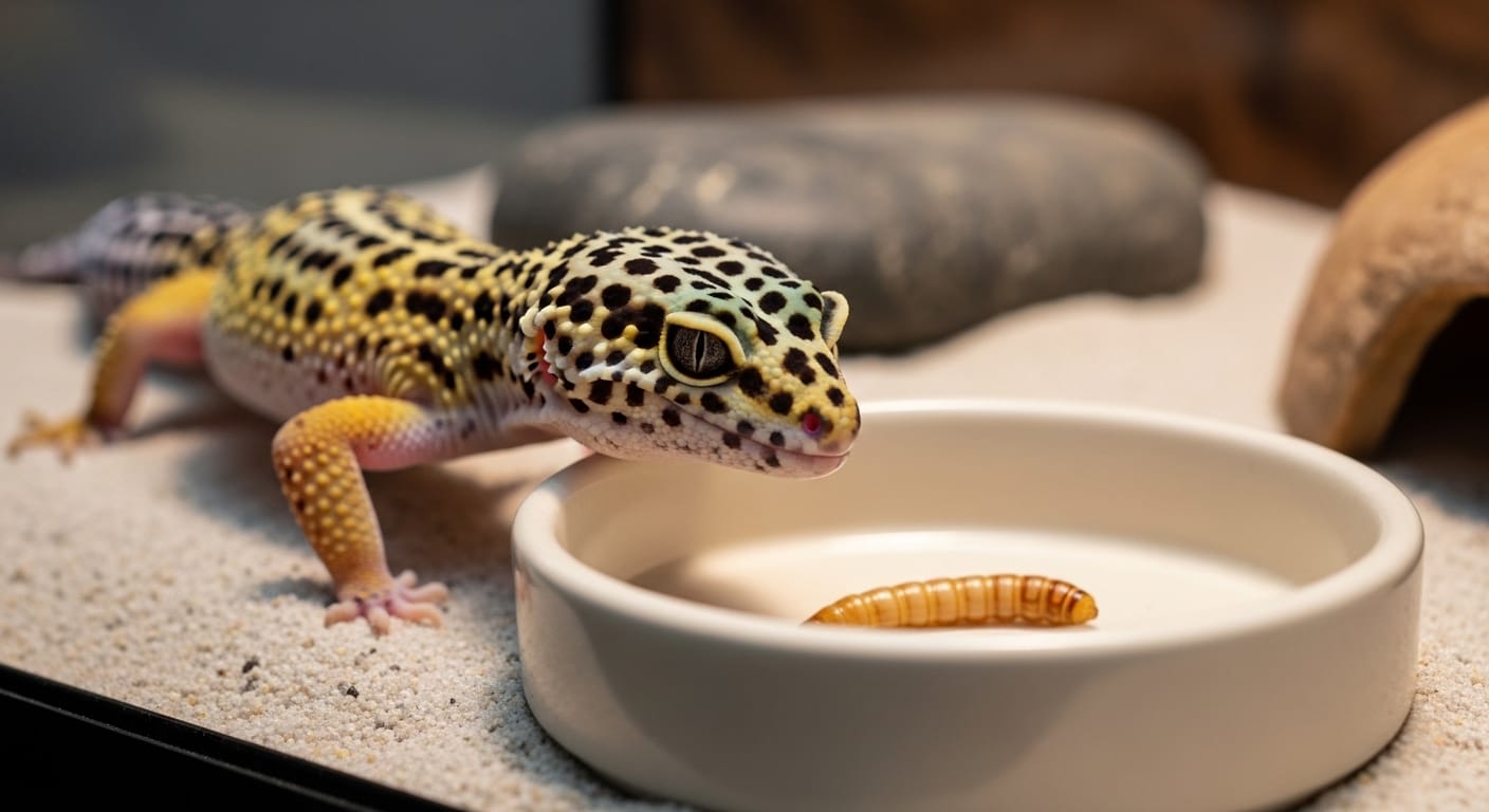 【必見】レオパードゲッコーにミルワームはOK？主食にするコツと注意点を解説！