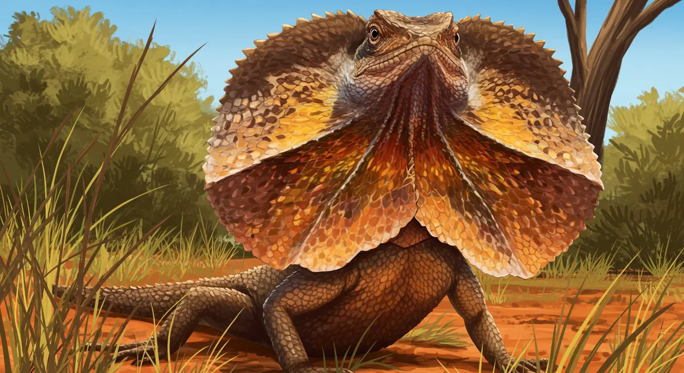 驚きの種類を発見！】エリマキトカゲの生態と魅力を徹底解説！ | white