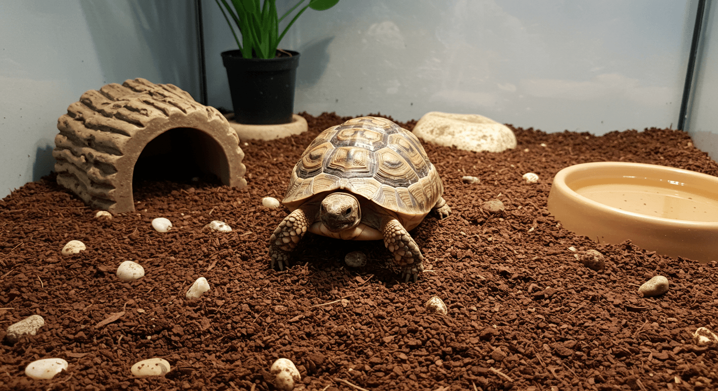 ギリシャリクガメのケージの大きさは？サイズ別おすすめとレイアウトのポイント