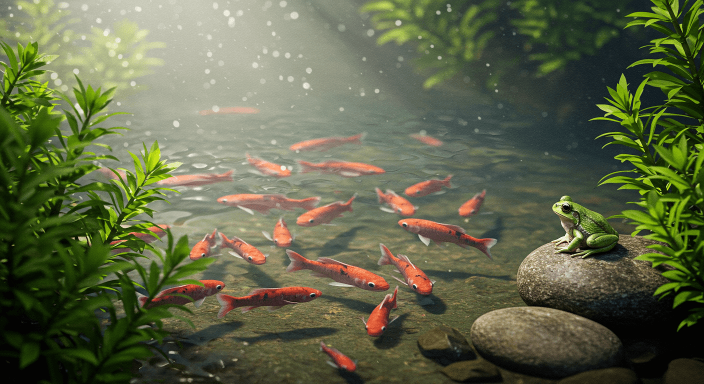 メダカとトノサマガエルの共存と対策ガイド｜カエル対策から食性まで徹底解説