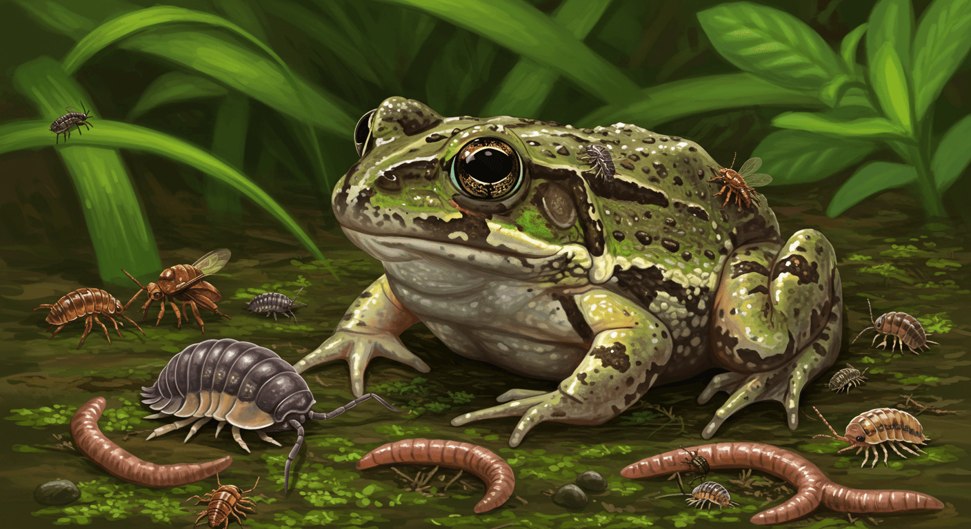 トノサマガエルの餌に最適なダンゴムシの魅力と、その他おすすめの食べ物