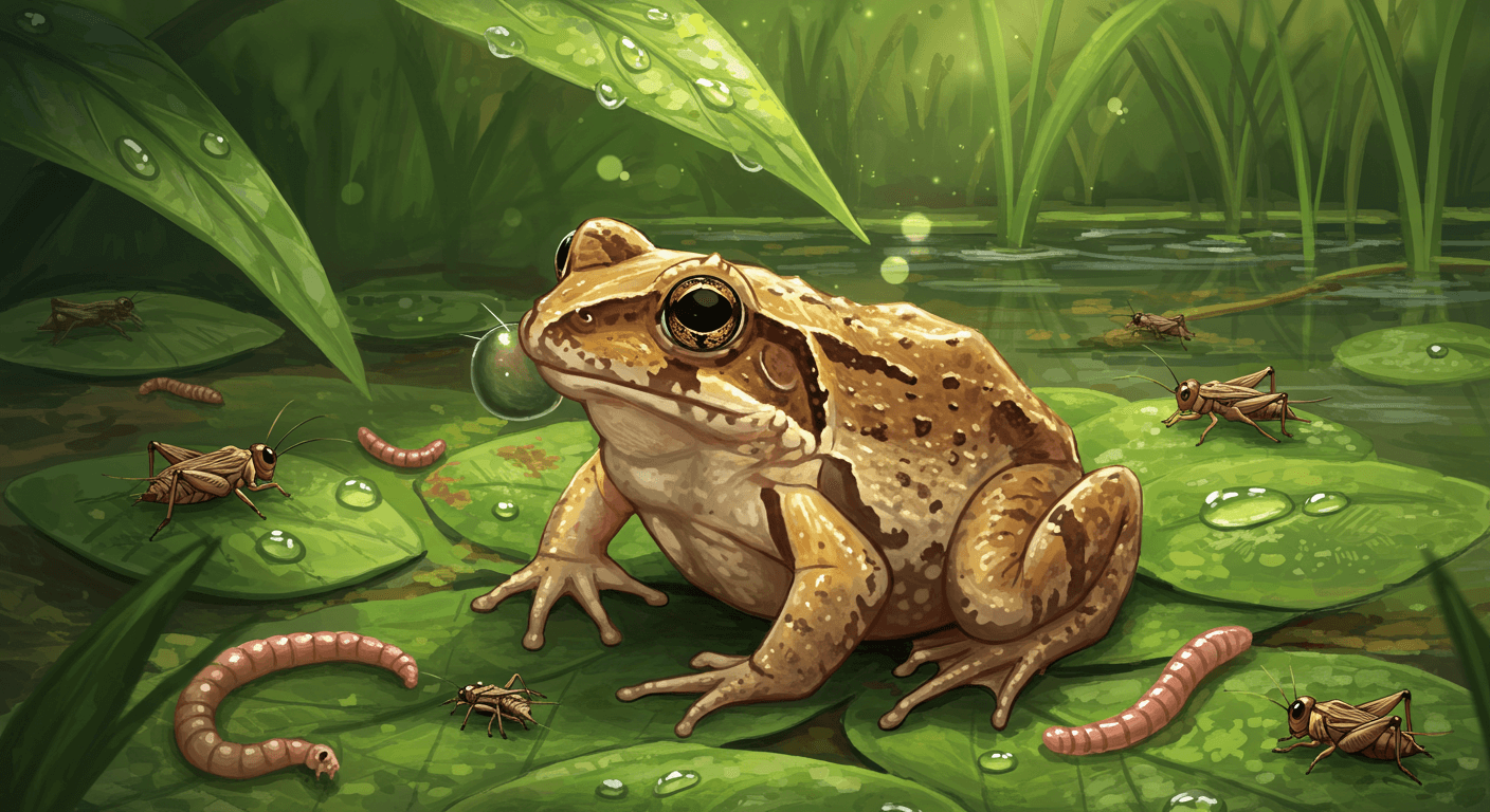 トノサマガエルの餌の頻度とは？健康に育てるための餌やりガイド