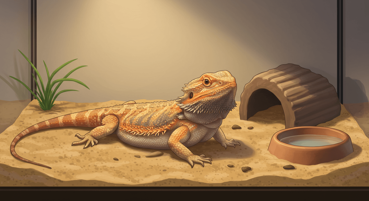 フトアゴヒゲトカゲの卵詰まり完全ガイド｜症状・原因・対処法・費用まで解説