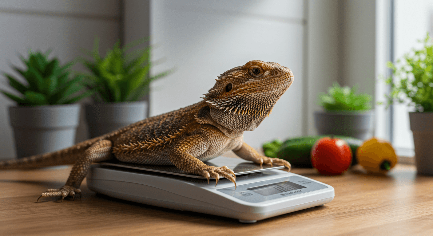 フトアゴ ヒゲ トカゲ 平均 体重｜サイズ別・年齢別の目安と太りすぎの見分け方