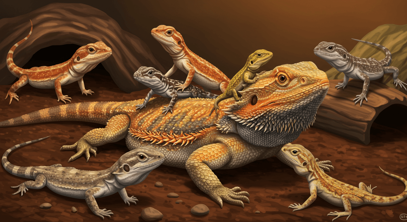 フトアゴヒゲトカゲに似てるトカゲまとめ｜飼いやすさ・名前・特徴を