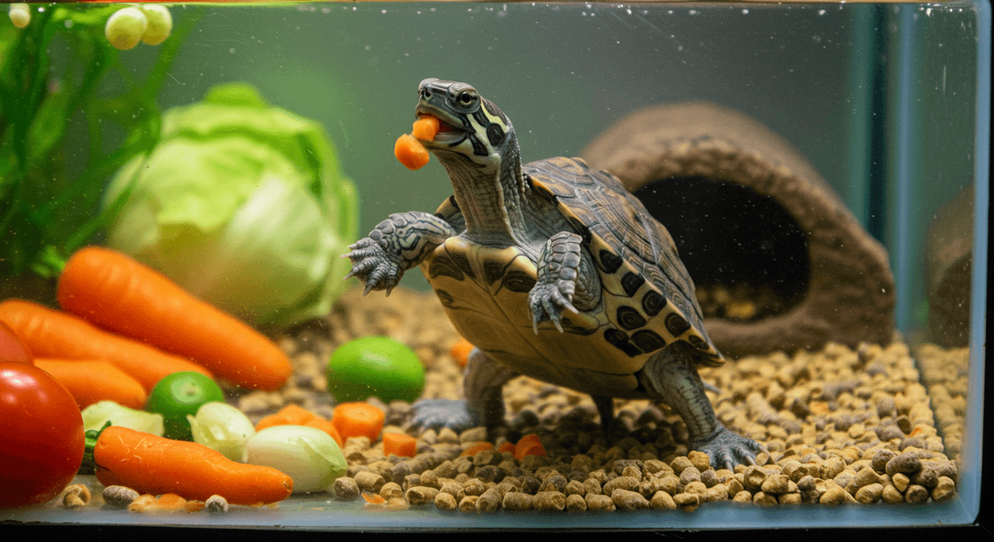 クサガメ 餌 の 量：健康に育てるための適切な給餌ガイド