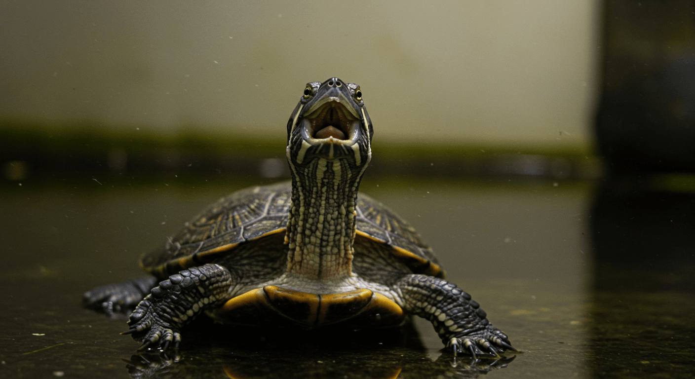 クサガメの威嚇行動を徹底解説！噛む・首振り・頭突きの理由とは