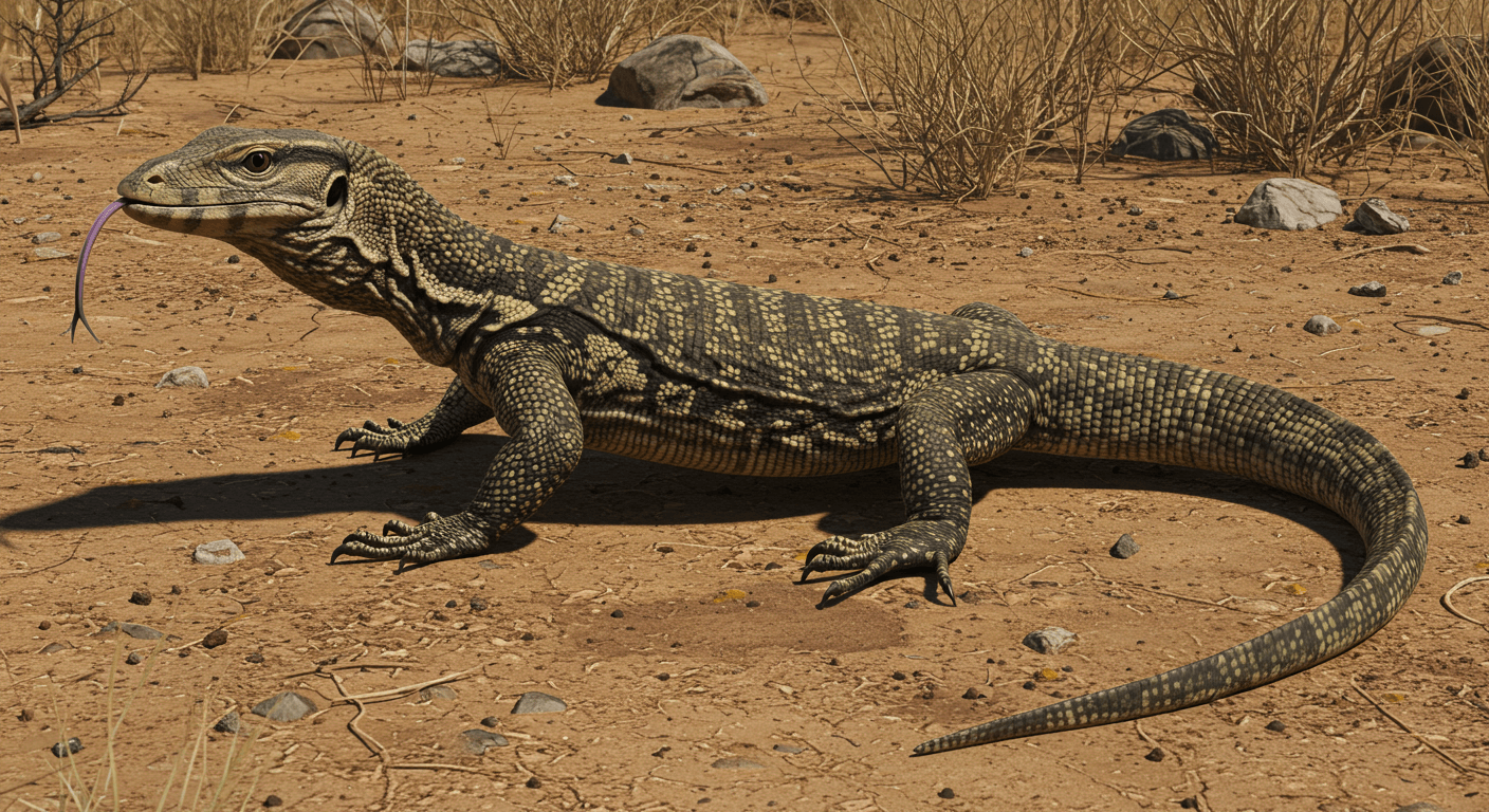 サバンナモニターのサイズ徹底解説｜大きさ・成長・飼育のポイントを詳しく紹介