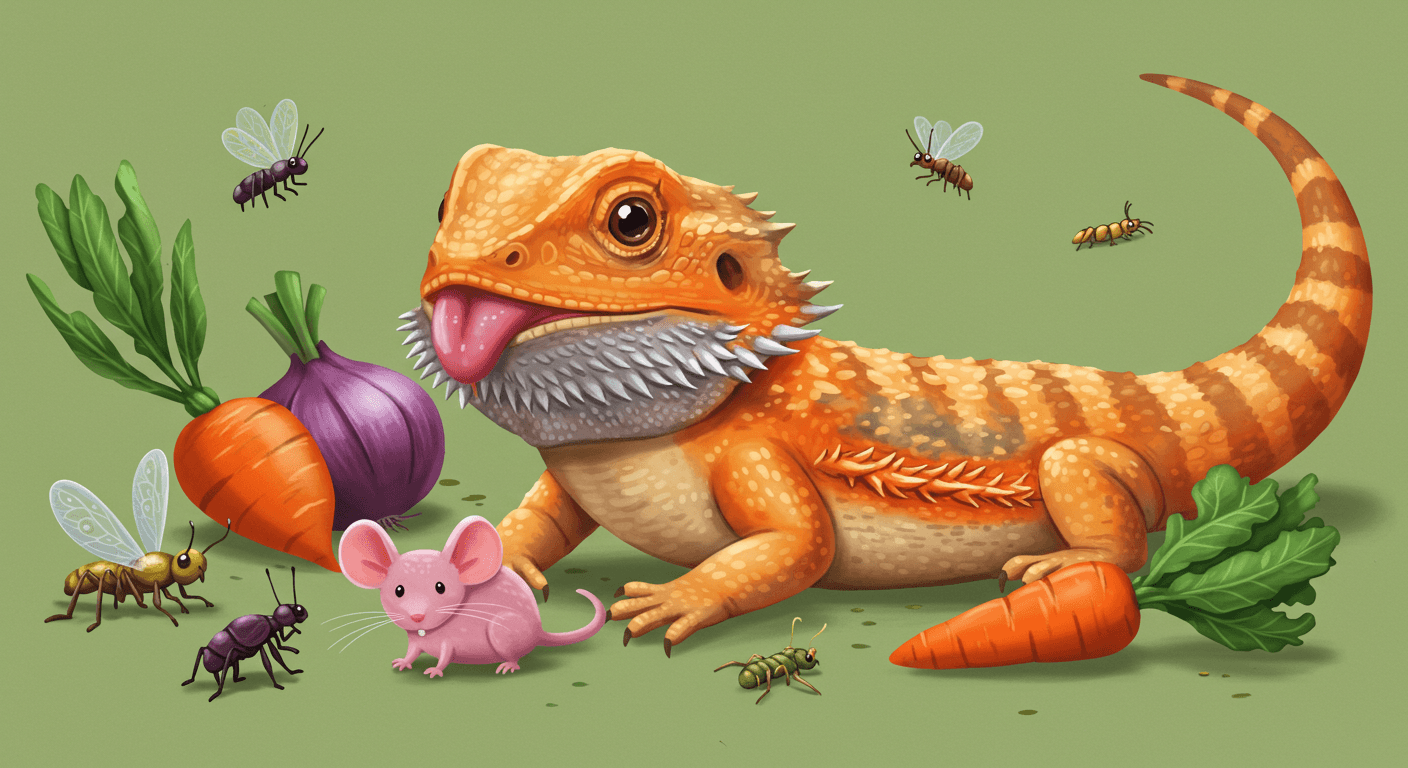 フトアゴヒゲトカゲにネズミを与える方法と注意点｜拒食・痩せすぎ対策も解説