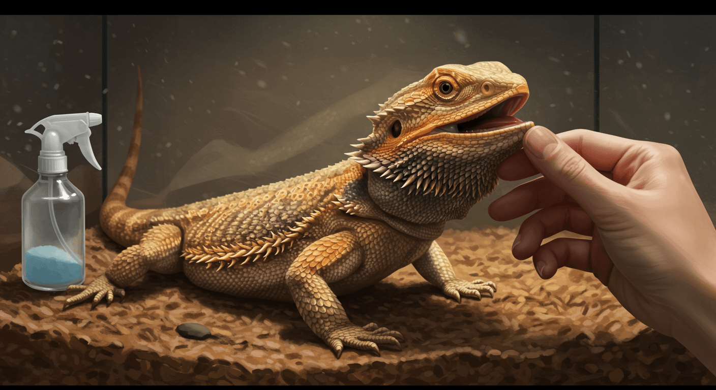 フトアゴヒゲトカゲのマウスロット徹底ガイド｜原因・症状・治療法と費用まとめ