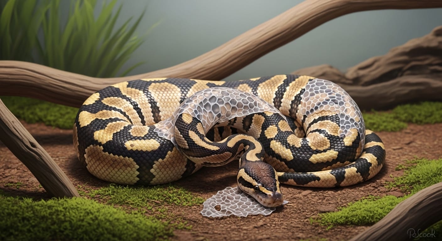 ボールパイソンの脱皮ガイド：健康管理と脱皮トラブルの対処法