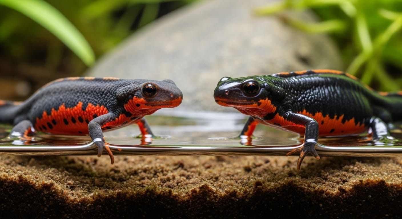 シリケンイモリ アカハラ イモリ 違い｜飼育・混泳・交雑のポイント解説