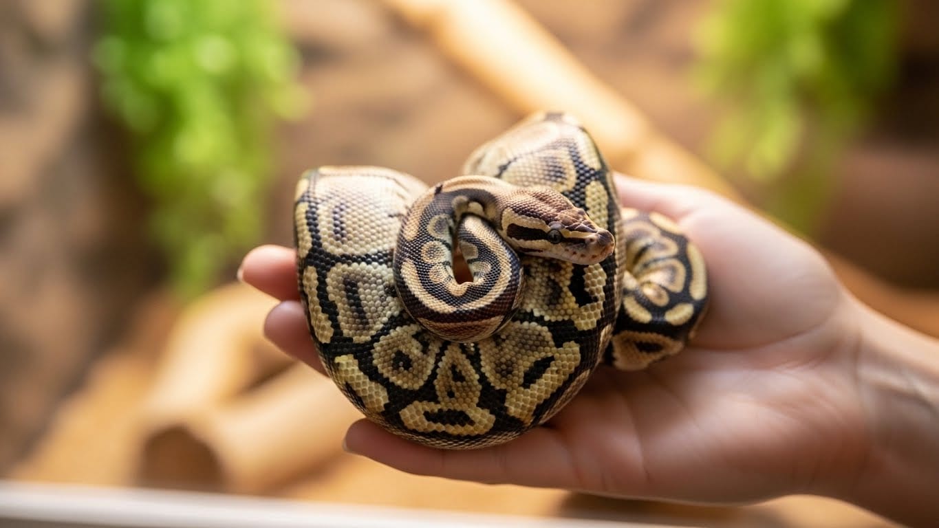 ボール パイソン ハンドリング 頻度｜ストレスなく慣れさせる方法と注意点